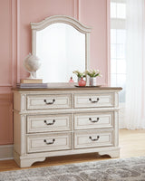Realyn Two-tone Dresser And Mirror - Ella Furniture