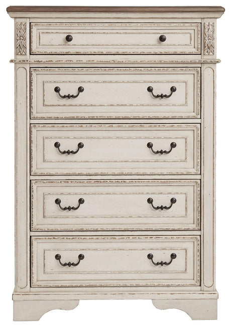 Realyn Two-tone Chest Of Drawers - Ella Furniture