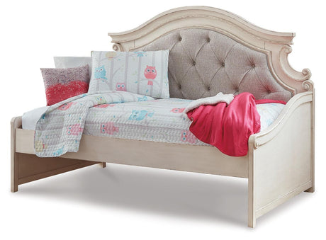 Realyn Chipped White Twin Day Bed - Ella Furniture