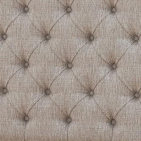 Realyn Chipped White Queen Upholstered Panel Bed - Ella Furniture
