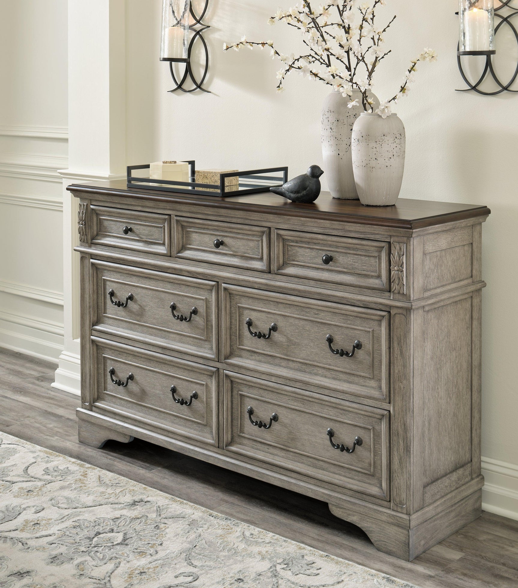 Lodenbay Two-tone Dresser - Ella Furniture