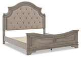 Lodenbay Antique Gray Queen Panel Bed - Ella Furniture