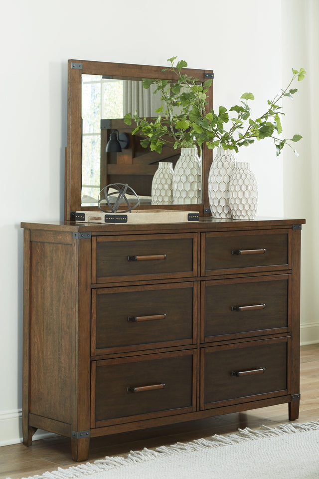 Wyattfield Two-tone Dresser And Mirror - Ella Furniture