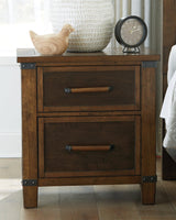 Wyattfield Two-tone Nightstand - Ella Furniture