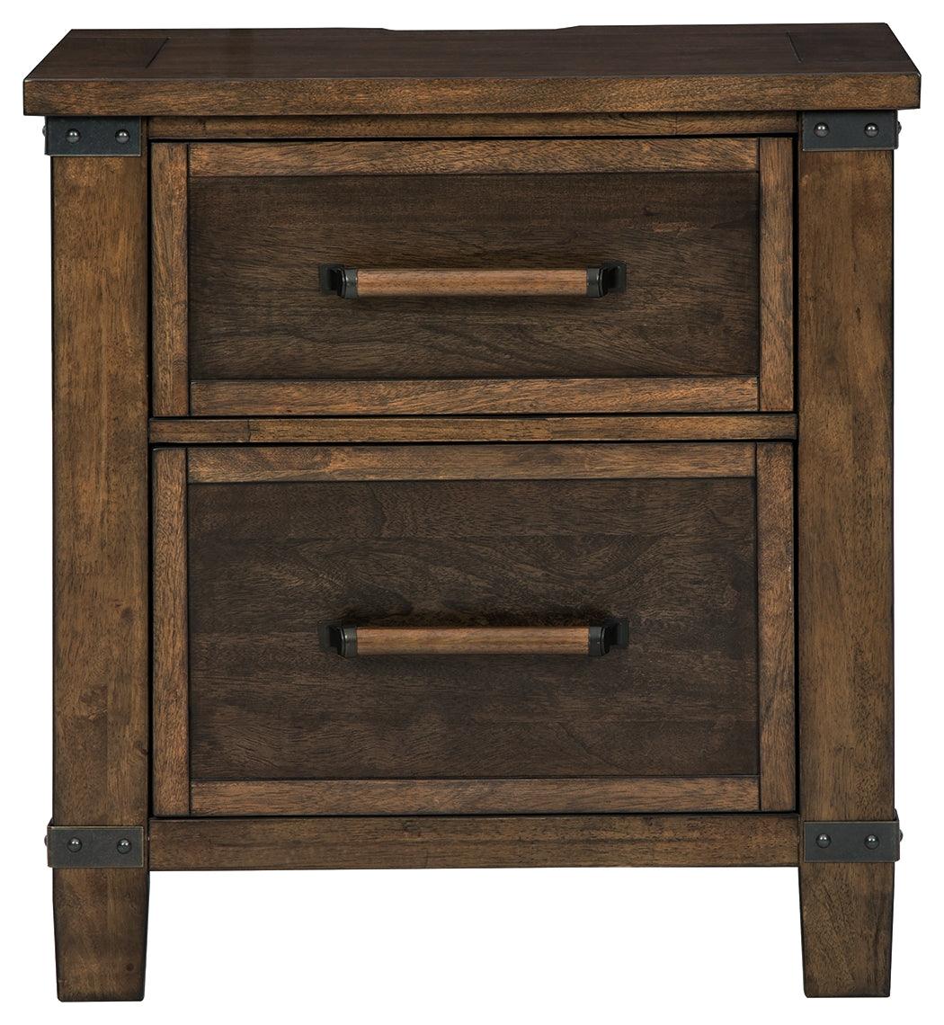 Wyattfield Two-tone Nightstand - Ella Furniture