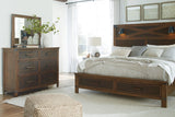 Wyattfield Two-tone Queen Panel Bed With Storage - Ella Furniture