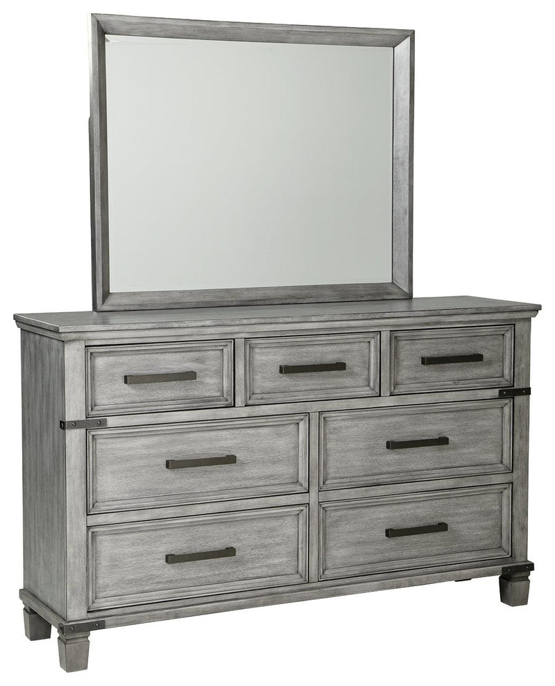Russelyn Gray Dresser And Mirror