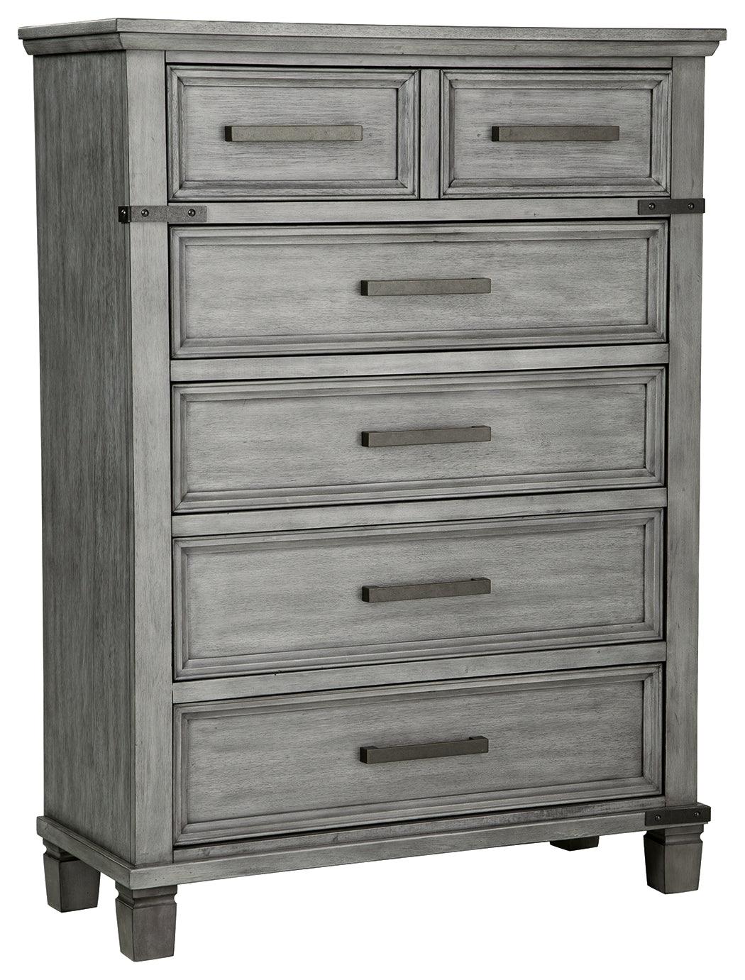 Russelyn Gray Chest Of Drawers - Ella Furniture