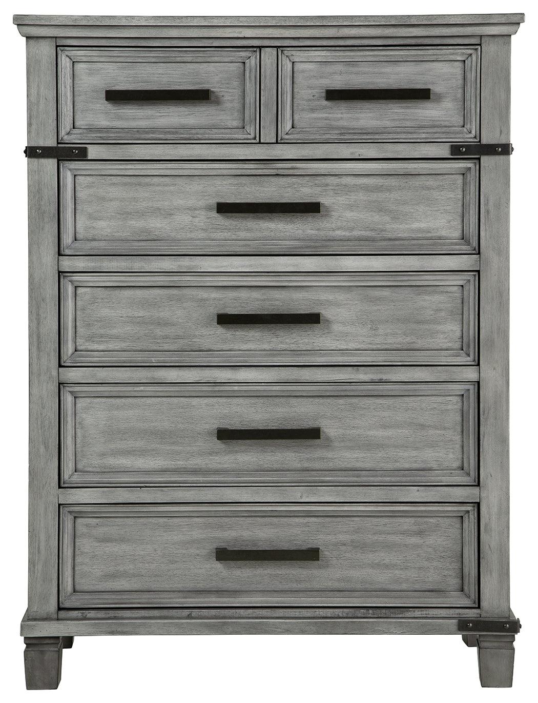 Russelyn Gray Chest Of Drawers - Ella Furniture