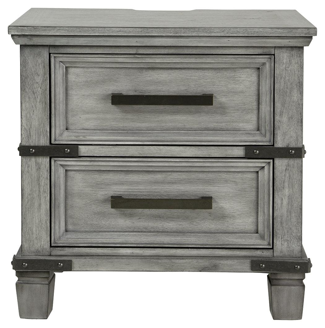 Russelyn Gray Nightstand - Ella Furniture