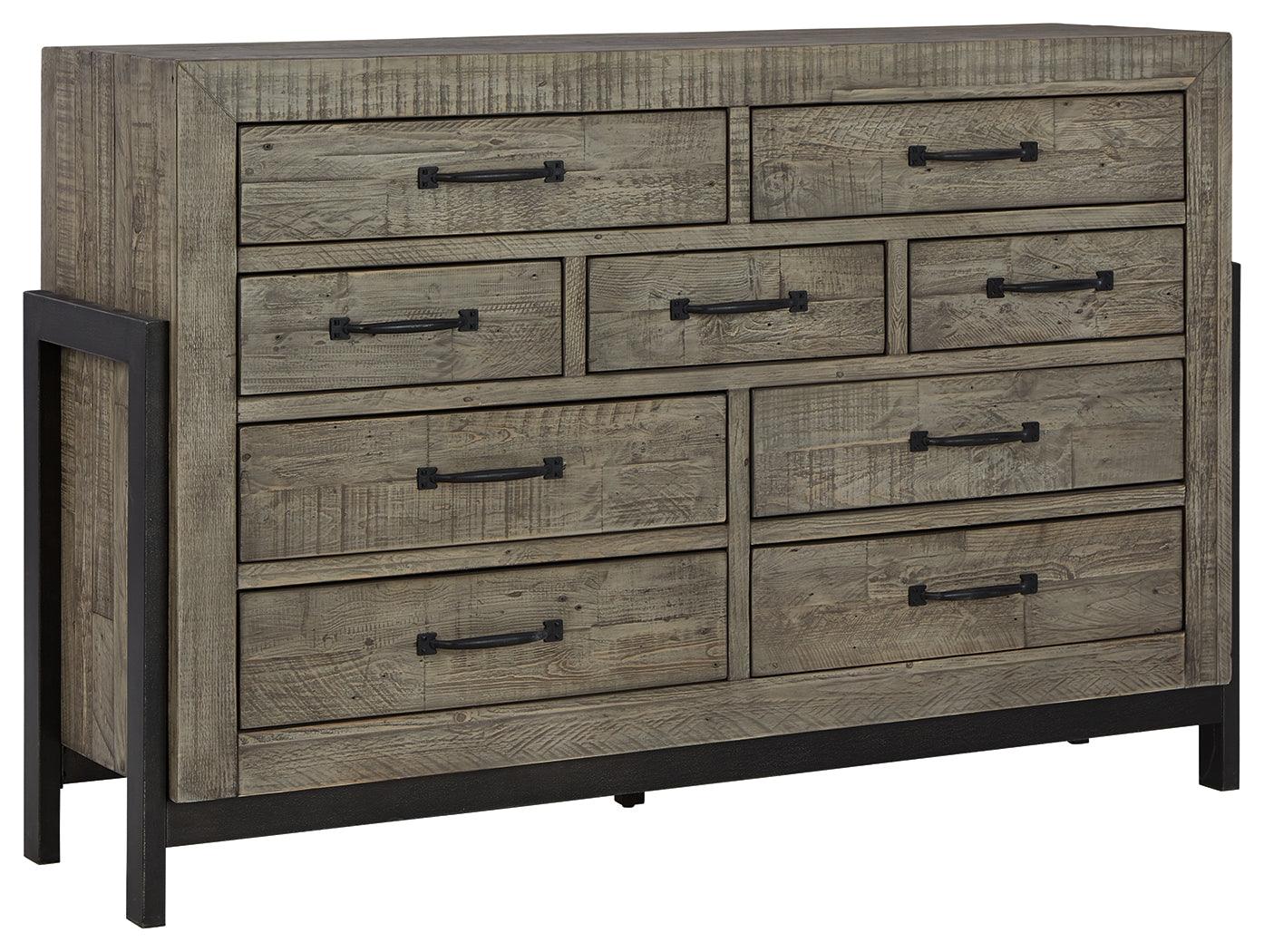 Brennagan Gray Dresser - Ella Furniture