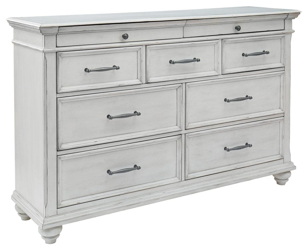 Kanwyn Whitewash Dresser - Ella Furniture