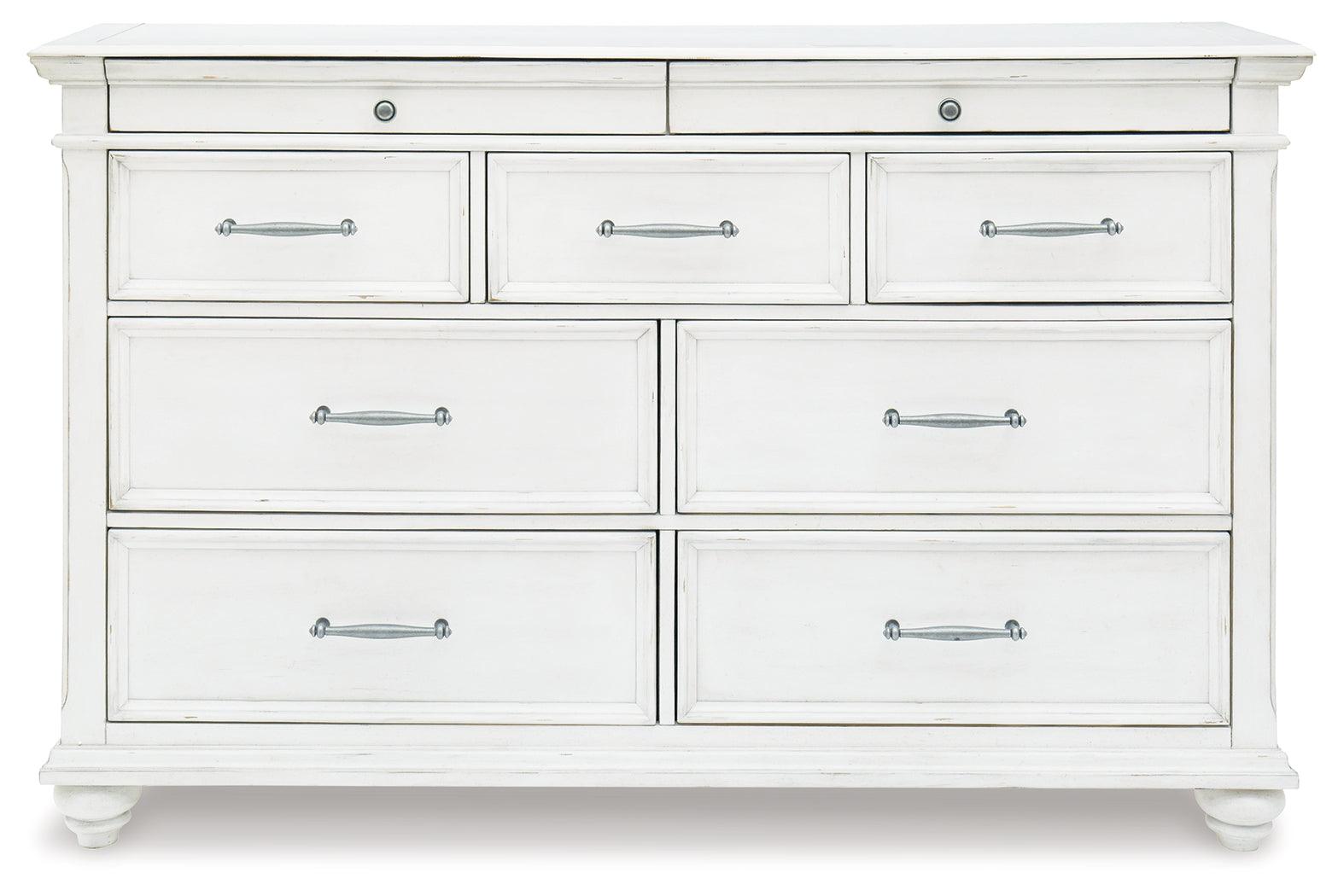 Kanwyn Whitewash Dresser - Ella Furniture