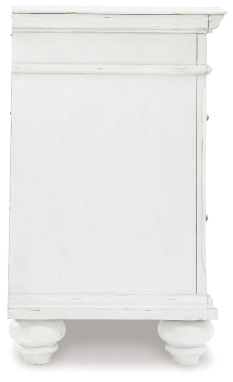 Kanwyn Whitewash Nightstand - Ella Furniture