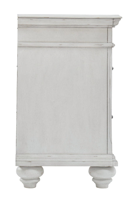 Kanwyn Whitewash Nightstand - Ella Furniture
