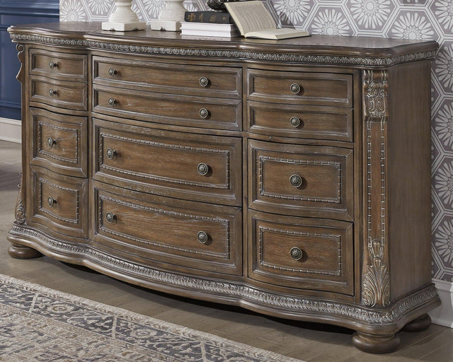 Charmond Brown Dresser - Ella Furniture