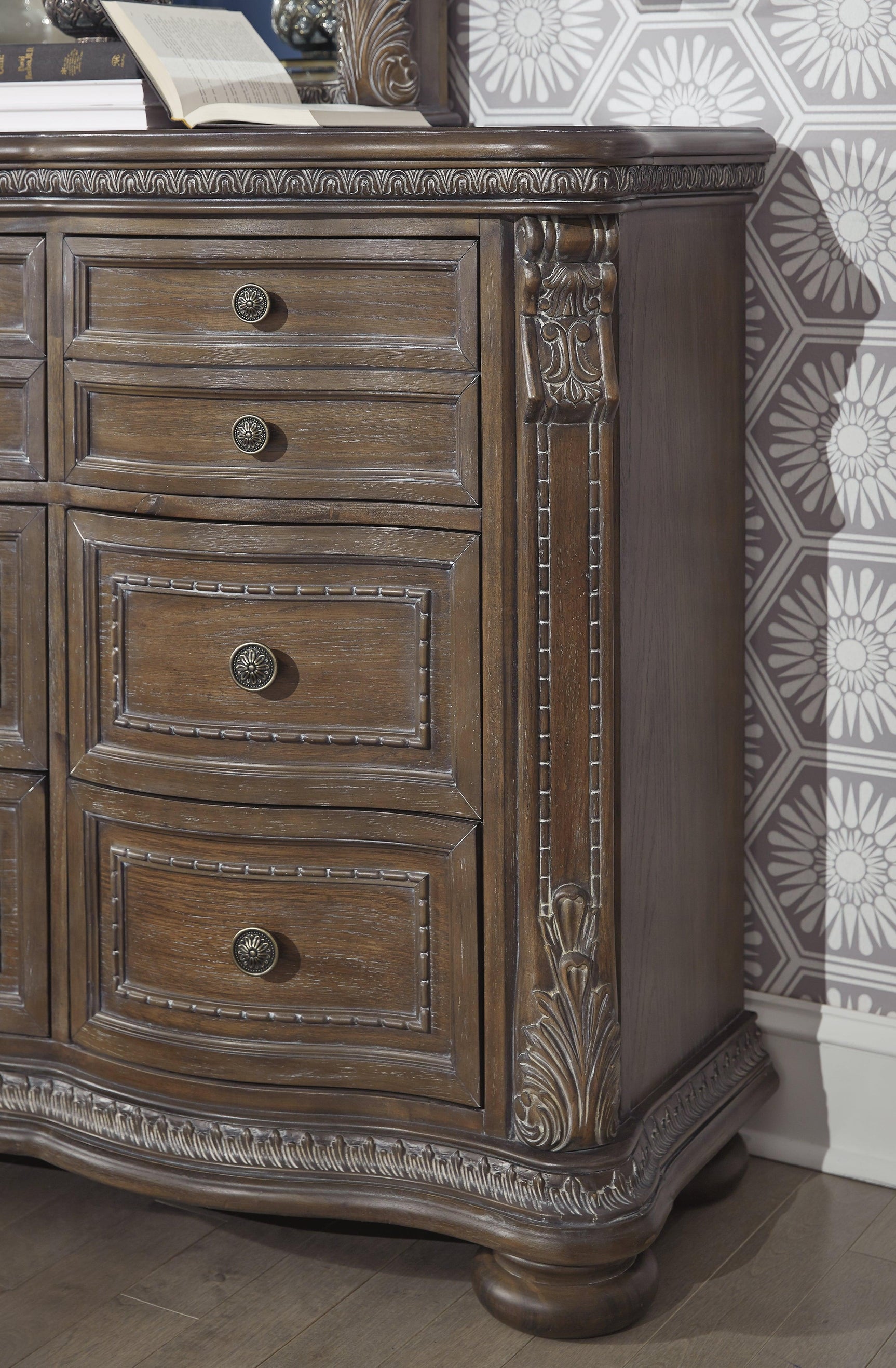 Charmond Brown Dresser - Ella Furniture