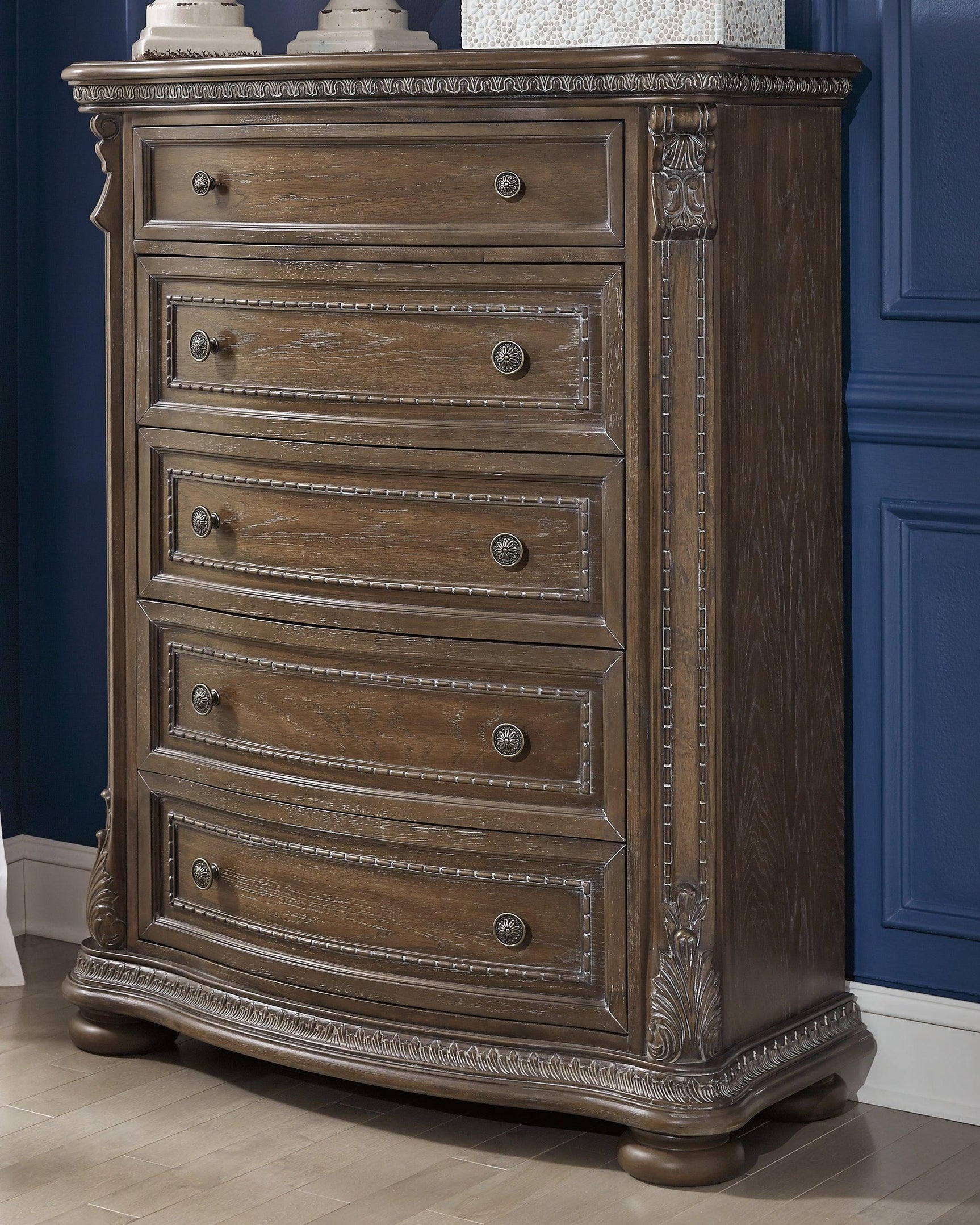 Charmond Brown Chest Of Drawers - Ella Furniture