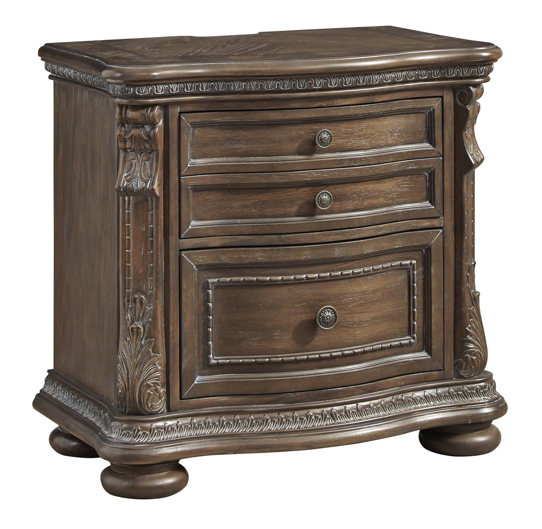 Charmond Brown Nightstand - Ella Furniture