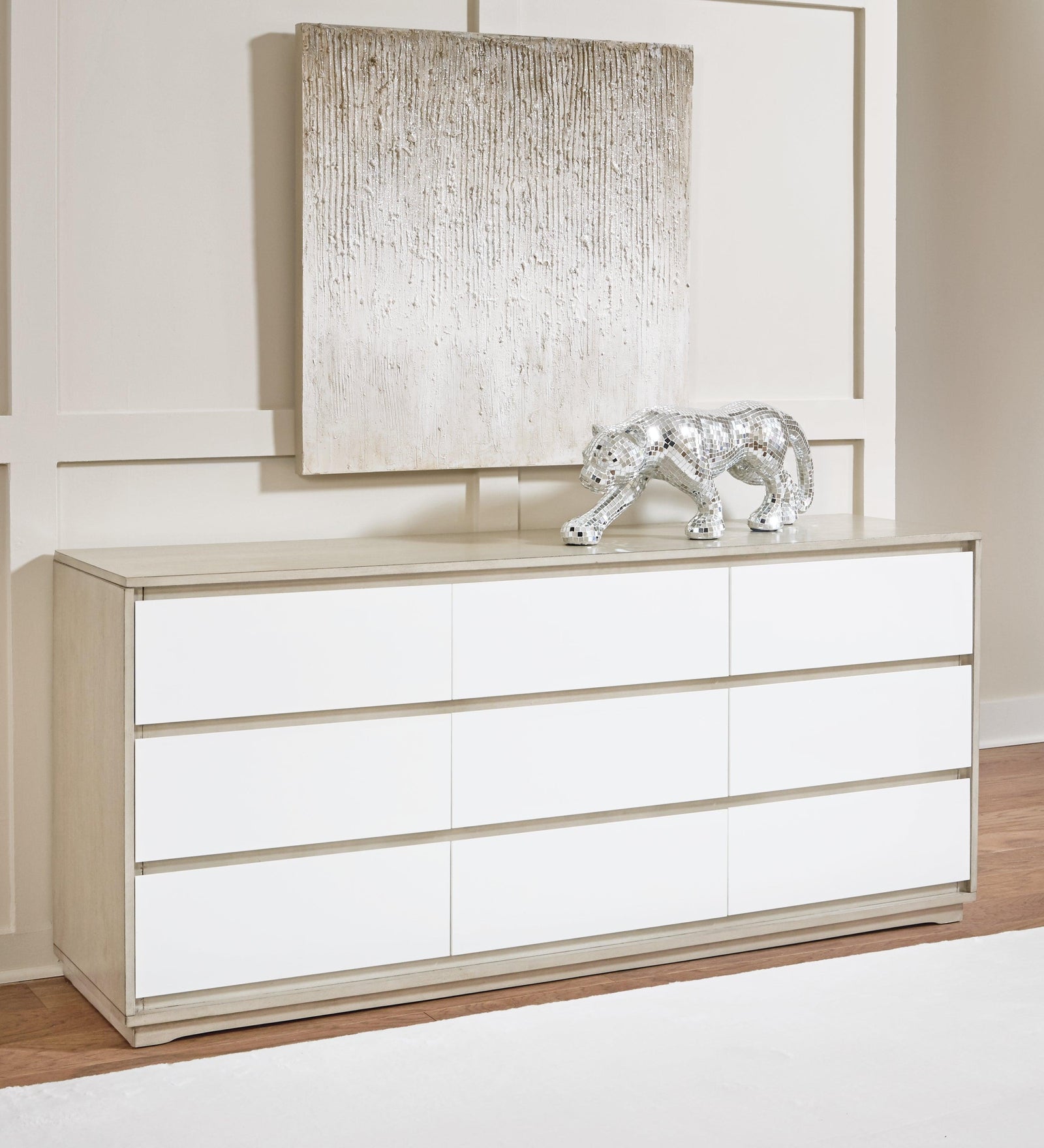 Wendora Bisque/white Dresser - Ella Furniture