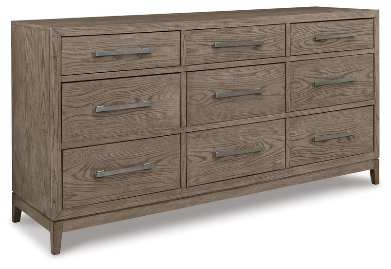 Chrestner Gray Dresser - Ella Furniture