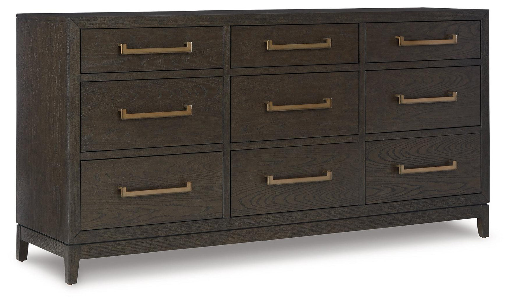 Burkhaus Brown Dresser - Ella Furniture