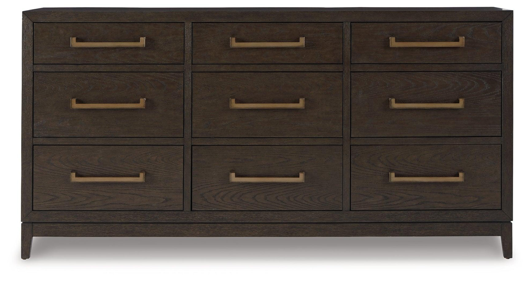 Burkhaus Brown Dresser - Ella Furniture