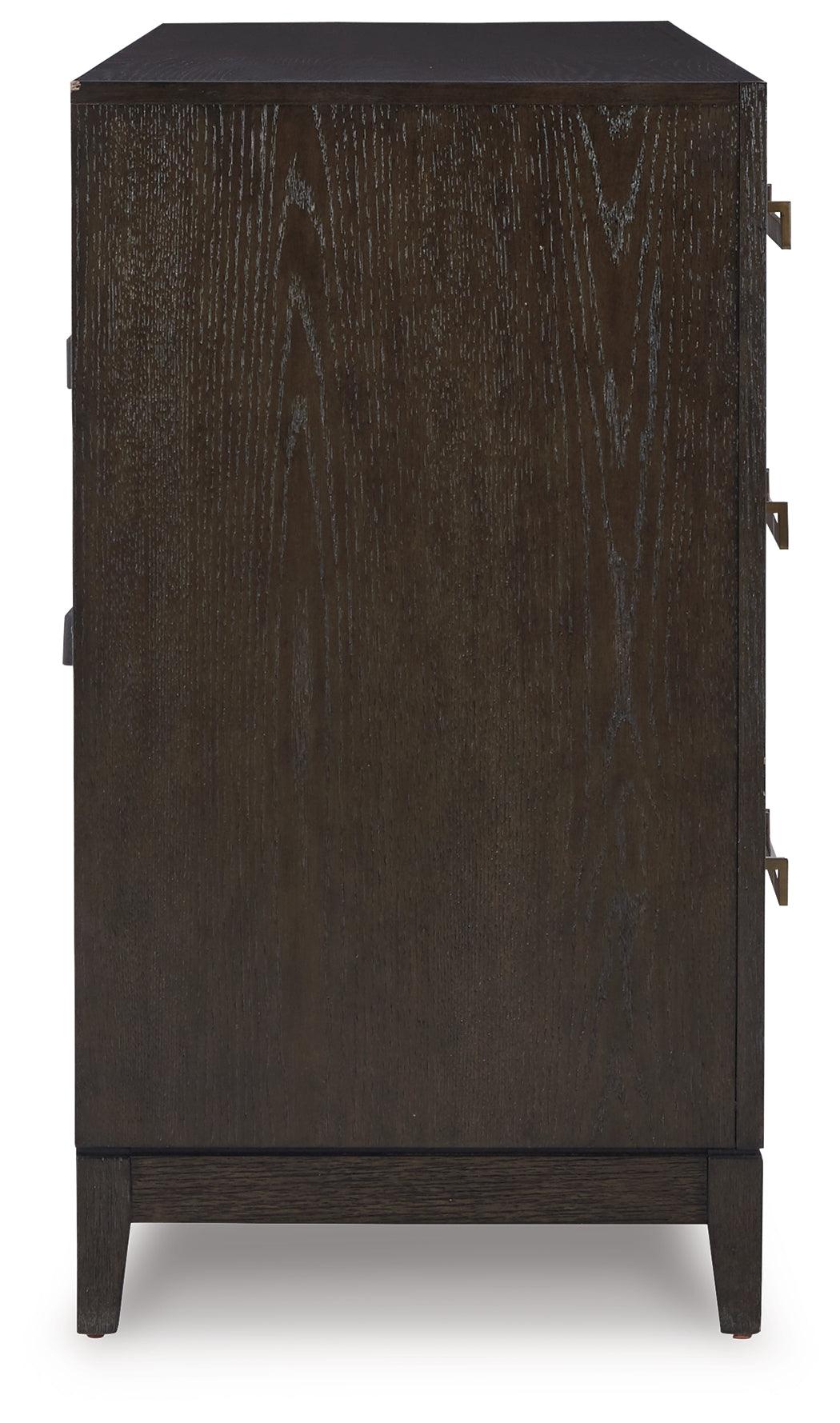 Burkhaus Brown Dresser - Ella Furniture