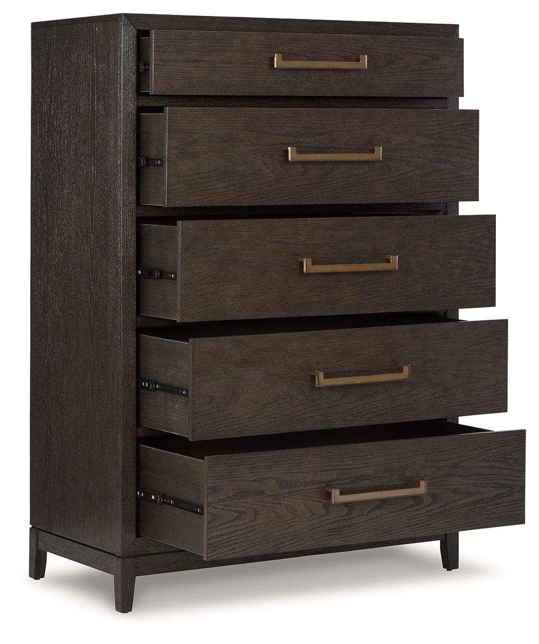 Burkhaus Brown Chest Of Drawers - Ella Furniture