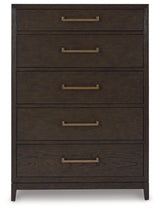 Burkhaus Brown Chest Of Drawers - Ella Furniture