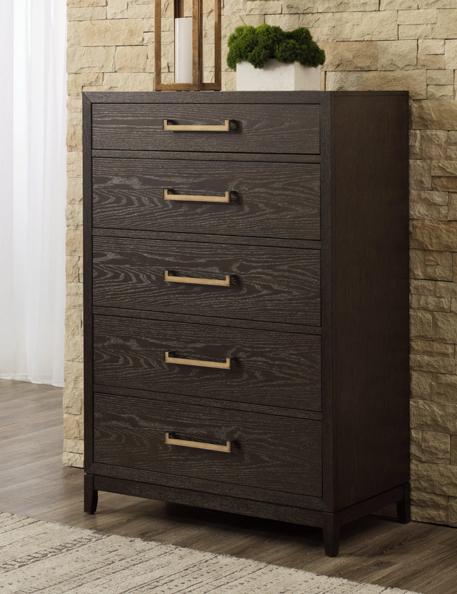 Burkhaus Brown Chest Of Drawers - Ella Furniture