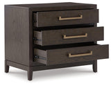 Burkhaus Brown Nightstand - Ella Furniture