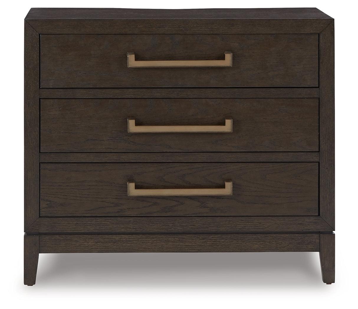 Burkhaus Brown Nightstand - Ella Furniture