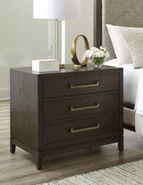 Burkhaus Brown Nightstand - Ella Furniture