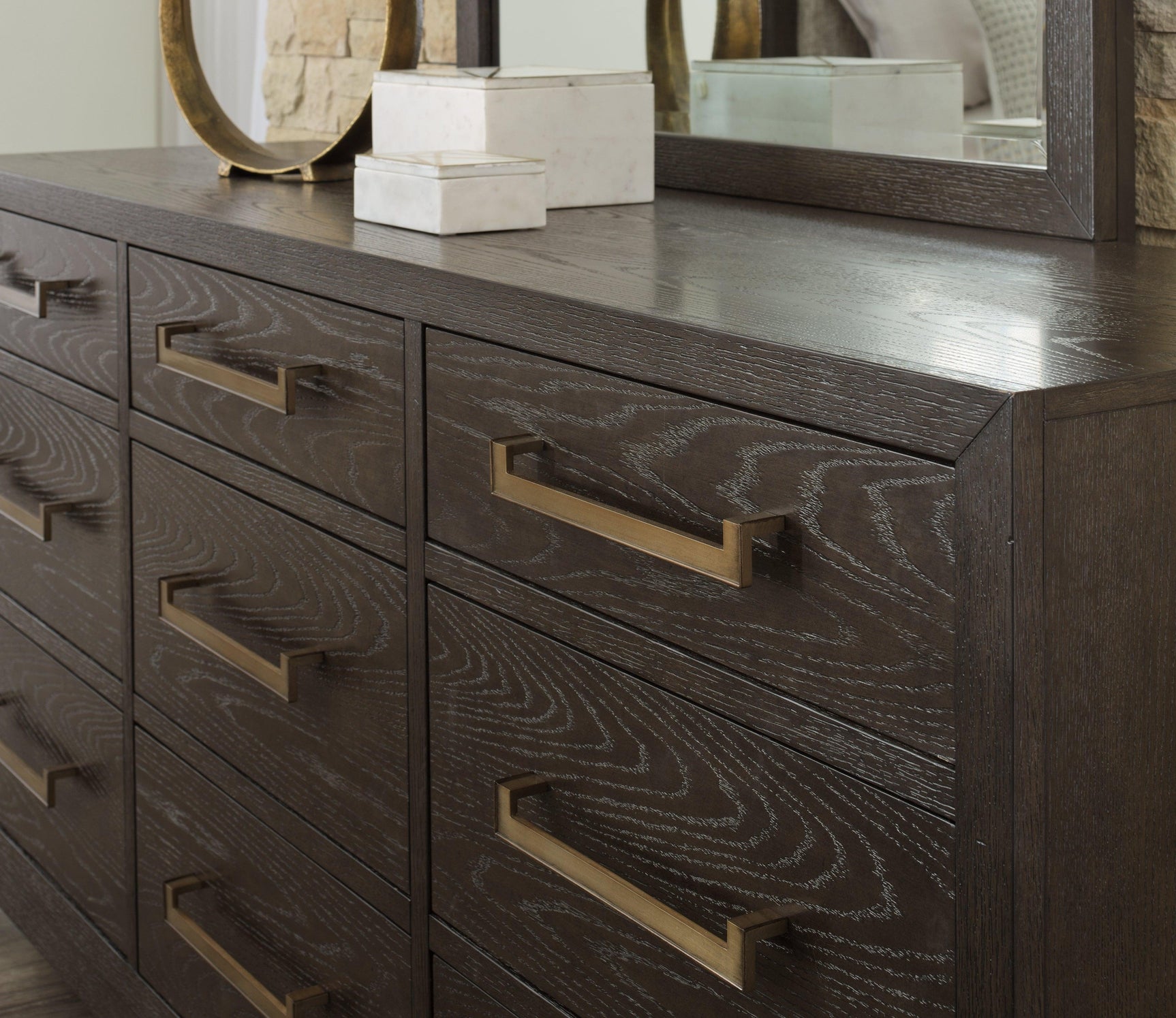 Burkhaus Brown Dresser - Ella Furniture