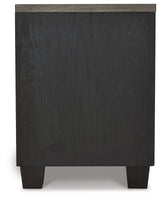 Foyland Black/brown Nightstand - Ella Furniture