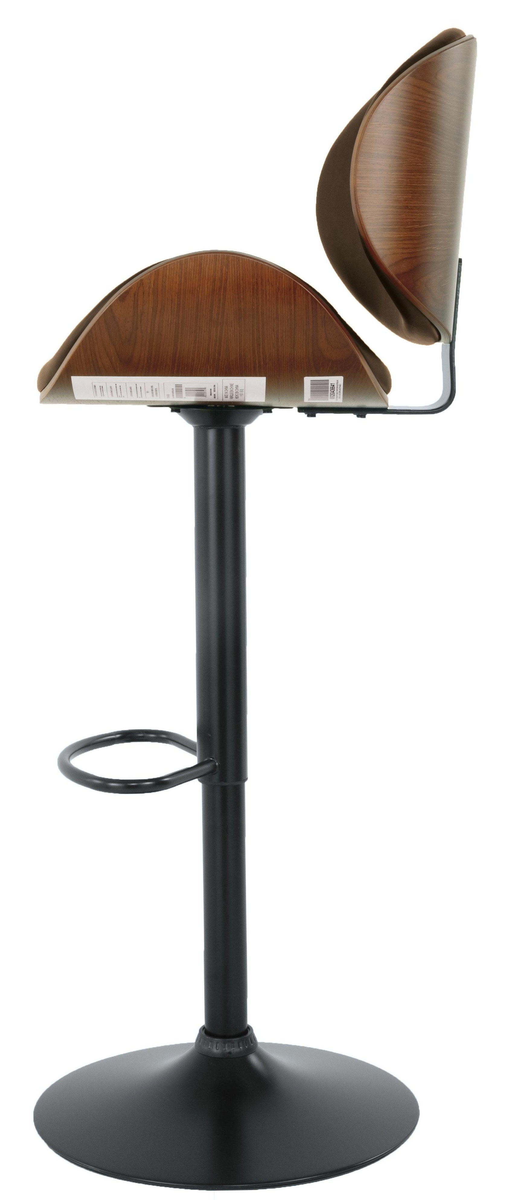 Bellatier Brown Adjustable Height Bar Stool - Ella Furniture
