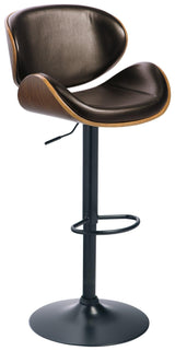 Bellatier Brown Adjustable Height Bar Stool - Ella Furniture