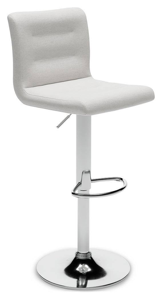 Pollzen Stone Bar Height Bar Stool - Ella Furniture