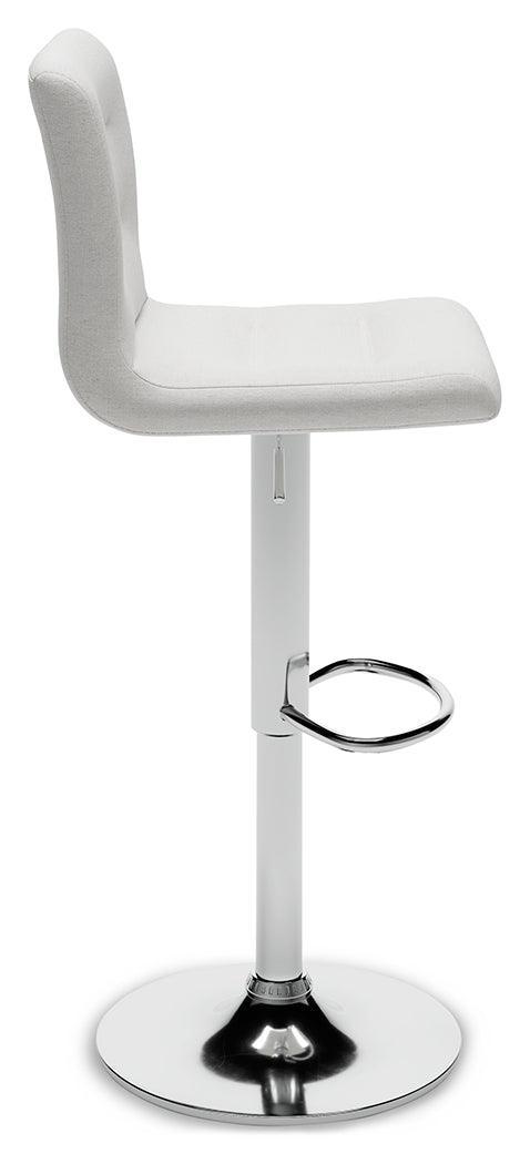 Pollzen Stone Bar Height Bar Stool - Ella Furniture