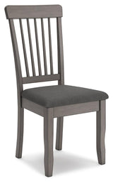 Shullden Gray Dining Chair - Ella Furniture