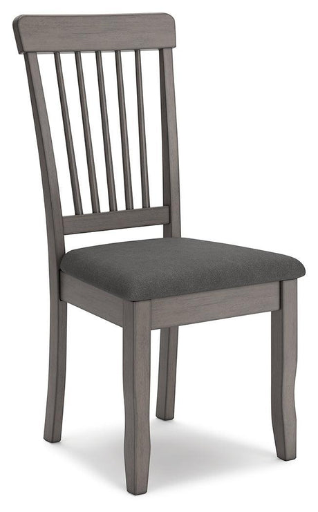 Shullden Gray Dining Chair - Ella Furniture