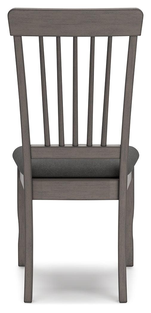 Shullden Gray Dining Chair - Ella Furniture