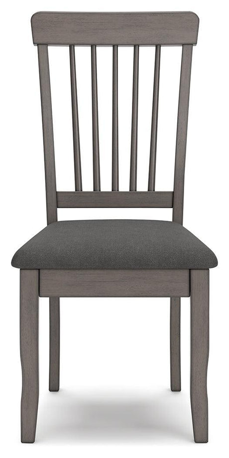Shullden Gray Dining Chair - Ella Furniture
