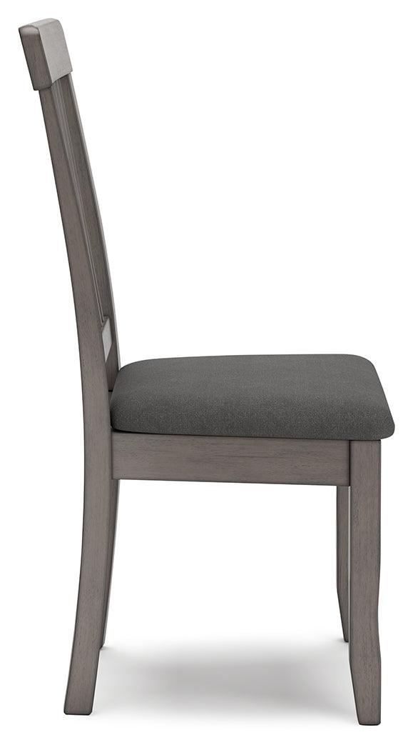 Shullden Gray Dining Chair - Ella Furniture