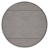 Shullden Gray Drop Leaf Dining Table - Ella Furniture