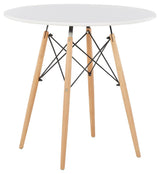 Jaspeni White/natural Dining Table - Ella Furniture