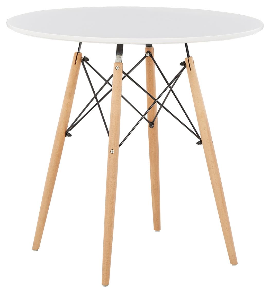 Jaspeni White/natural Dining Table - Ella Furniture