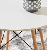 Jaspeni White/natural Dining Table - Ella Furniture