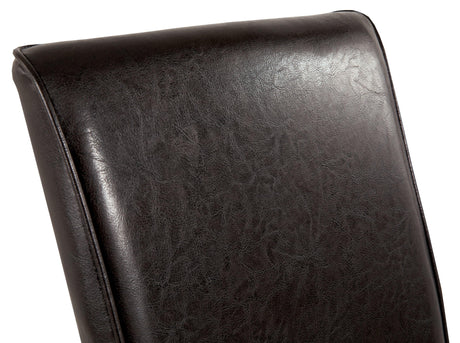Kimonte Dark Brown Dining Chair - Ella Furniture